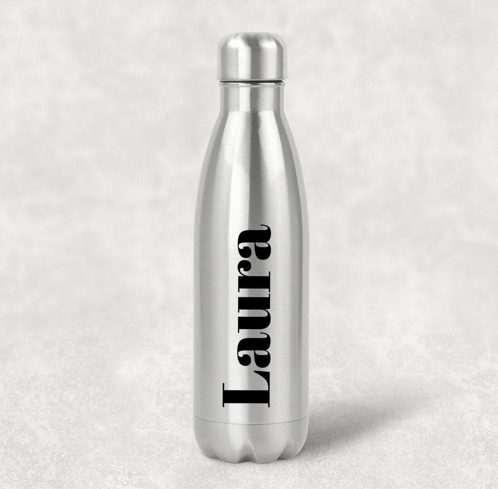 Stainless Steel Personalised Water Bottle